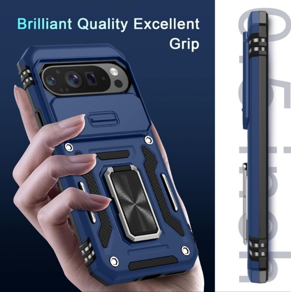 DEERLAMN Protective Cover Case for Google Pixel 9 Pro XL Navy Blue (New) - Picture 7 of 9